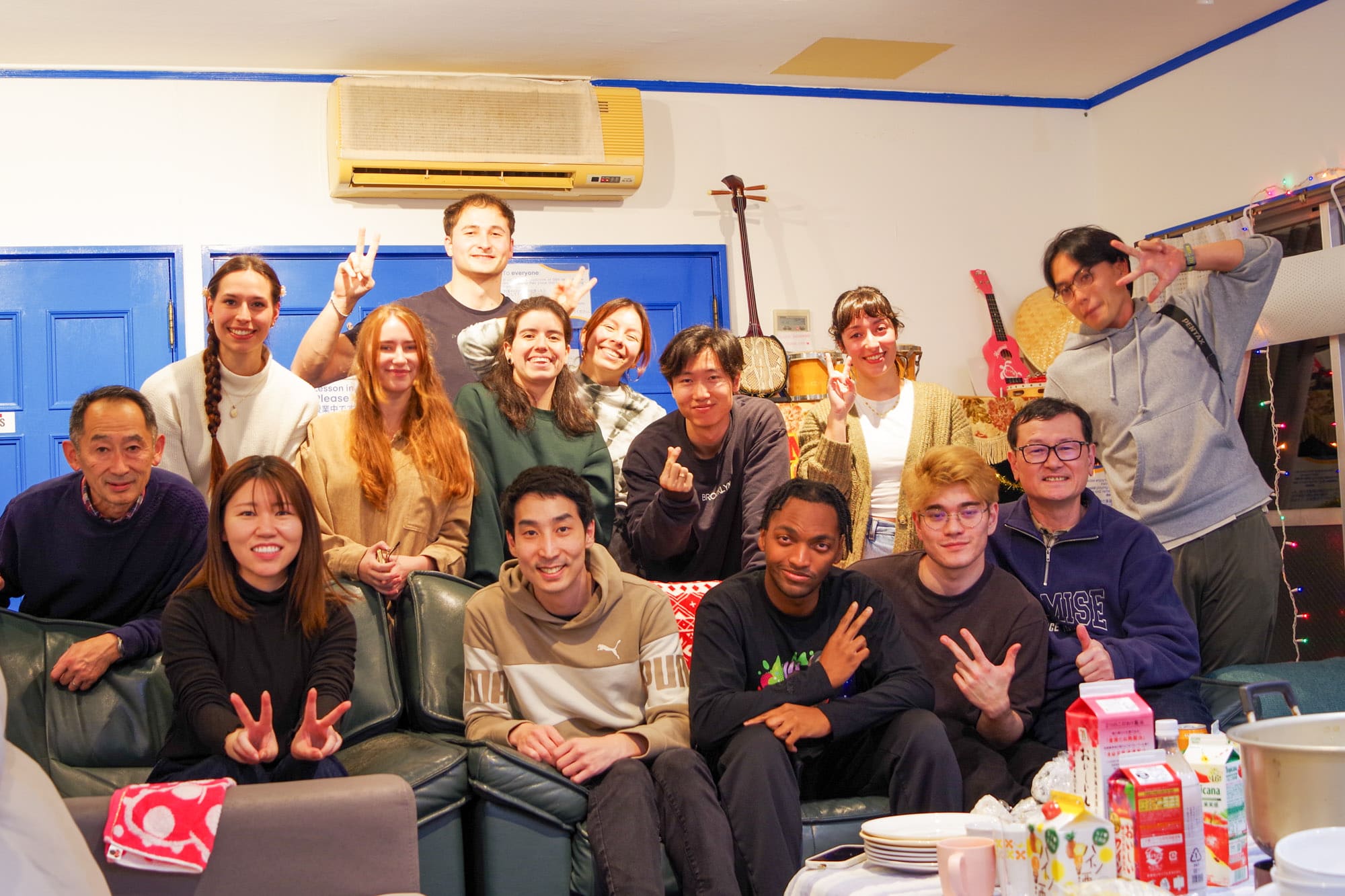 短期集中コースディナーパーティーの様子