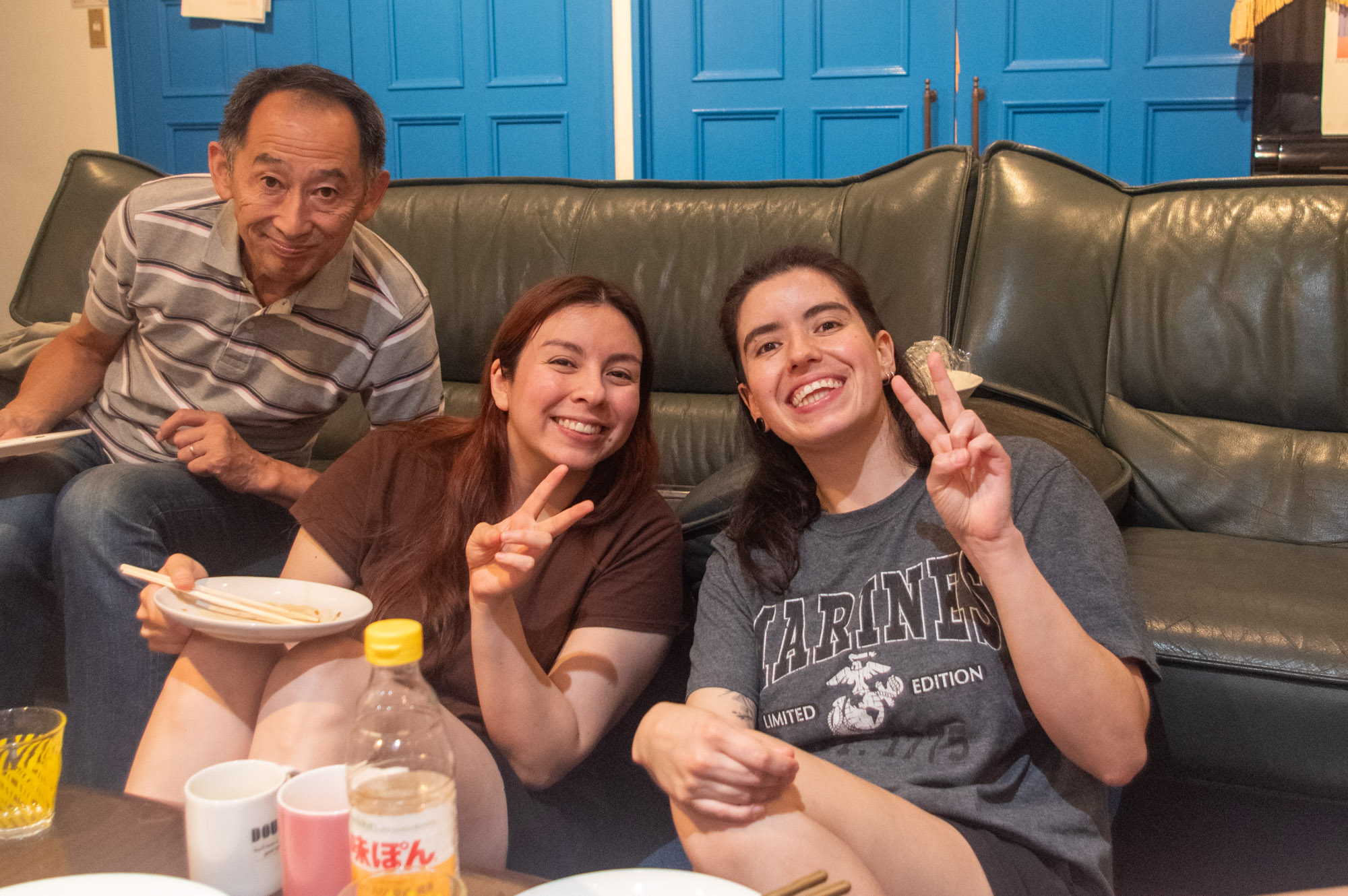 唐揚げパーティーの3ショット