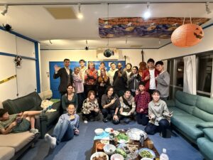 巻き寿司パーティーの様子